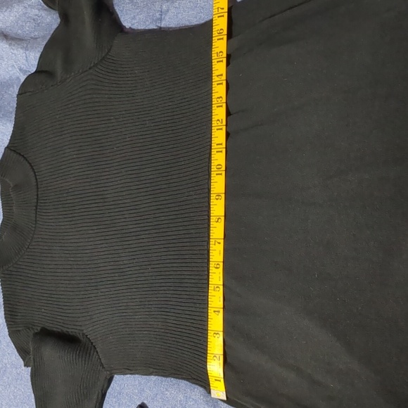 Free People Womens French Girl Sweater Mini Dress Without Belt Sz Large - Picture 9 of 9